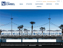 Tablet Screenshot of hotelcimbel.com